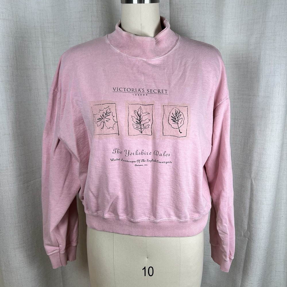 Vintage 1994 Victoria's Secret The Yorkshire Dales Sweatshirt Pink Large